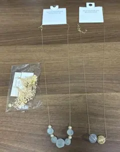 【新品】ネックレス　イヤリング　３点セット