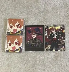 ツイステ エース スクエア缶バッジ カード セット