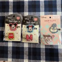 ディズニー ヘアクリップ 3個セット