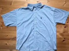 U.S. POLO ASSN. ライトブルー 半袖シャツ L