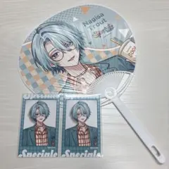 Speciale すぺしゃーれ 1周年 渚トラウト チェキ2枚 うちわ セット