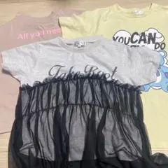 女の子　Tシャツ　半袖　セット　140