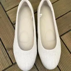 無印良品 リネンフラットシューズ 25㎝のサムネイル