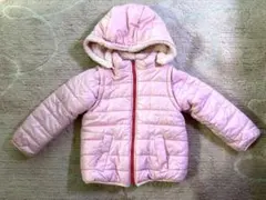 green label ピンク 中綿コート 2way サイズ115