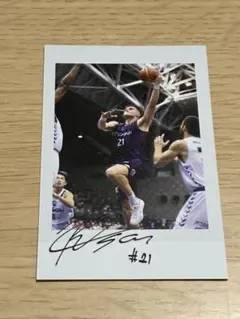 横浜ビーコルセアーズ　#21 マイク・コッツァー選手　チェキ風カード