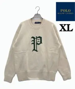 POLO RALPHLAUREN ラルフローレン Pロゴ ニット　セーター　XL