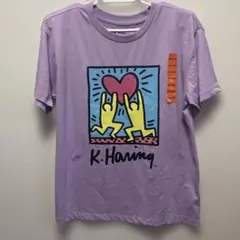 K. Haring Tシャツ パープル XXLサイズ