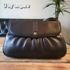 2600□バッグ U by ungaro ウンガロ Uロゴ レザー bc07x1