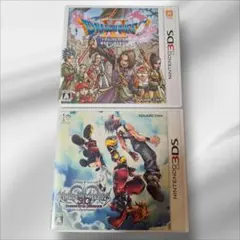 3DS　ソフト　ドラゴンクエスト11　キングダムハーツ　2本セット　まとめ売り