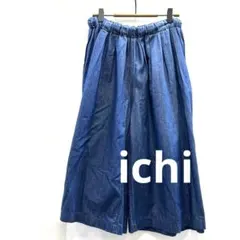 r1103-7ichi イチ デニム ガウチョイージーパンツのサムネイル