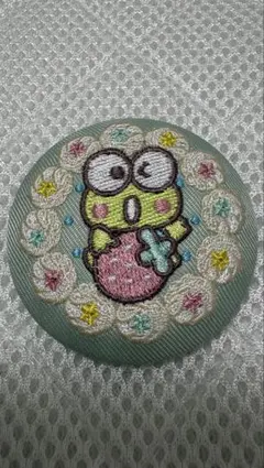 サンリオ けろけろけろっぴ 刺繍 缶バッジ　未使用