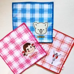 ペコちゃん　コアラのマーチ　グリコクッションカバー