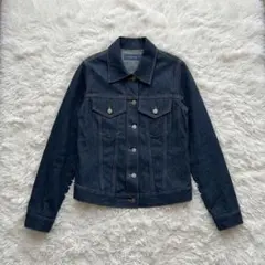 【美品】Spick and Span ダークブルーデニムジャケット【F】