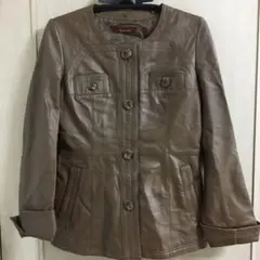 期間限定値下げ！レザージャケット　レディース　ブラウン　羊革