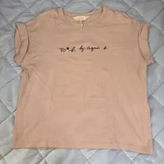 agnès b. ピンク 半袖Tシャツ M(38)