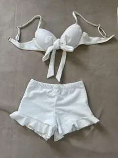 白　水着　美品