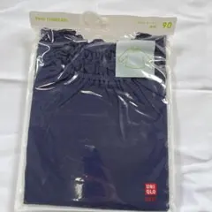 UNIQLO クルーネックT（長袖） 90サイズ ネイビー　綿100