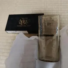 【新品未使用】たち吉 Adam＆Eve ガラス 花生 一輪挿し アンバー 箱付