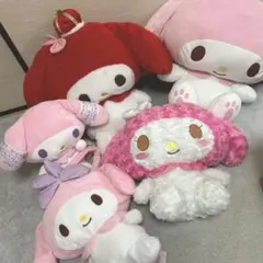 マイメロディBIGぬいぐるみ等５点セットまとめ売り