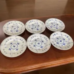 ロイヤルコペンハーゲン(B&G)八角(オクタゴン)皿5客揃え 
