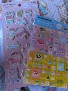 ラス1 クレヨンしんちゃん　シール　まとめ売り　ふわふわシール　タイルシール