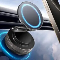 【真空吸盤+超强磁力】スマホホルダー 車 スマホスタンド 車載スマホホルダー