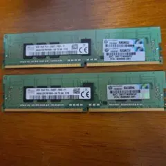 SK hynix 8GB PC4-2400T メモリー 2枚セット - メルカリ