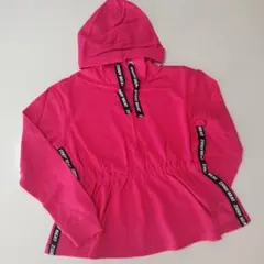 ZIDDY ジディ 長袖トレーナー　ピンク　150センチ フード付き　スウェット