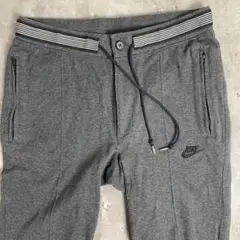 NIKE ナイキ 裾ジップ スウェットパンツ センターシーム 灰 L テック