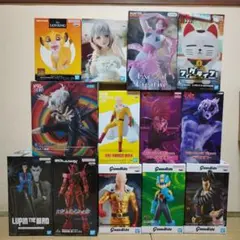 フィギュアまとめ売り ワンピース 学園アイドルマスター リゼロ 17体セット フィギュアまとめ売り ワンピース 学園アイドルマスター リゼロ 17体