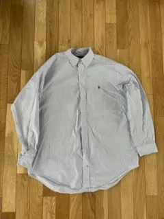 Ralph Lauren ストライプ 長袖シャツ 16-34