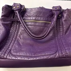 y2k レザーバッグ パープル 紫