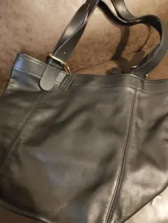 COACH レザー トートバッグ ブラック OLD COACHのサムネイル