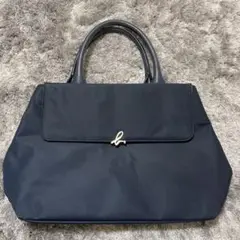 ✨美品✨アニエスべー トートバッグ ネイビー