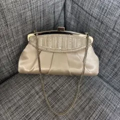 新品未使用AIMERエメ⭐︎パーティーバッグ がま口 ゴールド チェーン付き結婚式