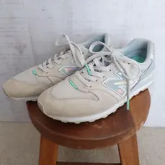 New Balance 996 スニーカー オフホワイト/ミント
