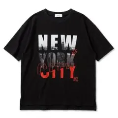 KAKELA&TRANQUIL コットン Tシャツ ブラック ゆったりFREEのサムネイル