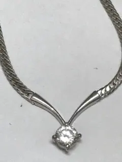 ヴィンテージシルバー色ネックレス