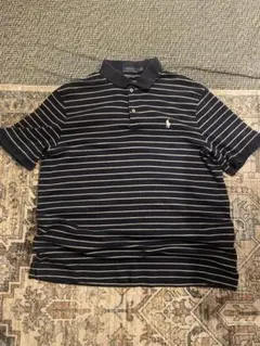 Polo Ralph Lauren ポロシャツ ボーダー ネイビー Lのサムネイル