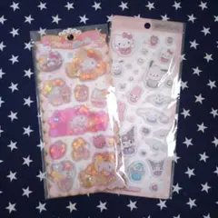 【新品】キティ　キラキラウォーターinシール　サンリオ　ぷっくりシール