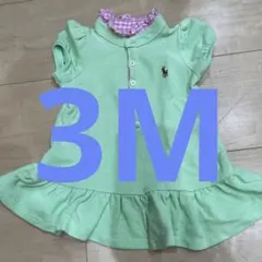 ラルフローレンの半袖ワンピース（3M）