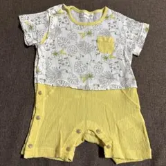 ④ROSSANKI BEBE 花柄ロンパース 80