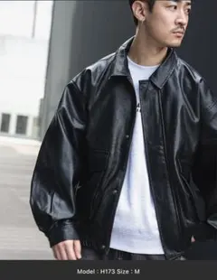 レザーブルゾンレディース