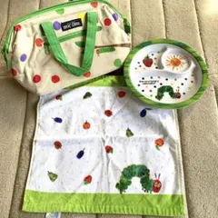 新品ERICCARLEはらぺこアオムシランチ保冷バック　プレート皿等