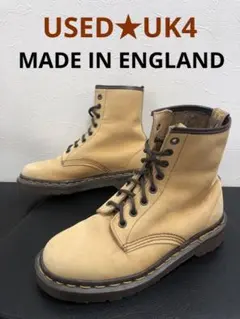 ■USED★ドクターマーチン 8ホール★英国製★ヌバック★レディースブーツ★