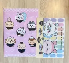 ちいかわ×くら寿司 クリアファイル &下敷きセット