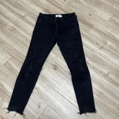 AZUL by MOUSSY ブラックスキニーデニム M