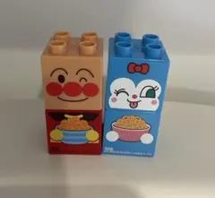 キャラメルコーン　ブロック　アンパンマン＆コキンちゃん　２点セット