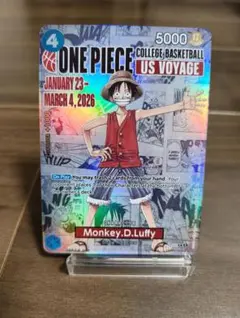 未開封】One Piece ワンピース ルフィ バスケ カレッジ プロモカード