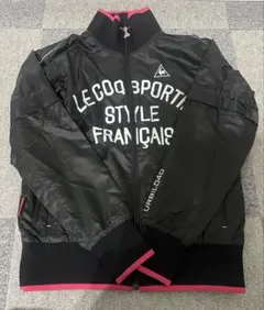 本日限定値下げ‼️ル・コック ゴルフジャケット Lサイズ ブラック/ピンク